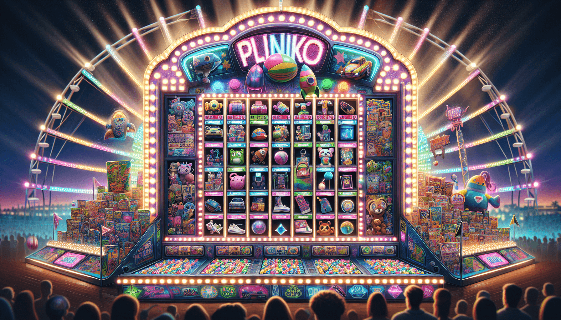 Illustration of Plinko bonuses